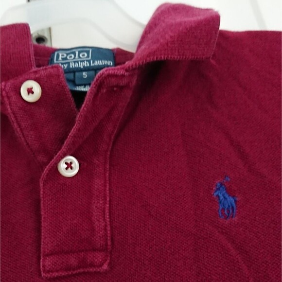 Polo Ralph Lauren Little Boys Basic Mesh Knit Polo size 5 - Picture 8 of 9